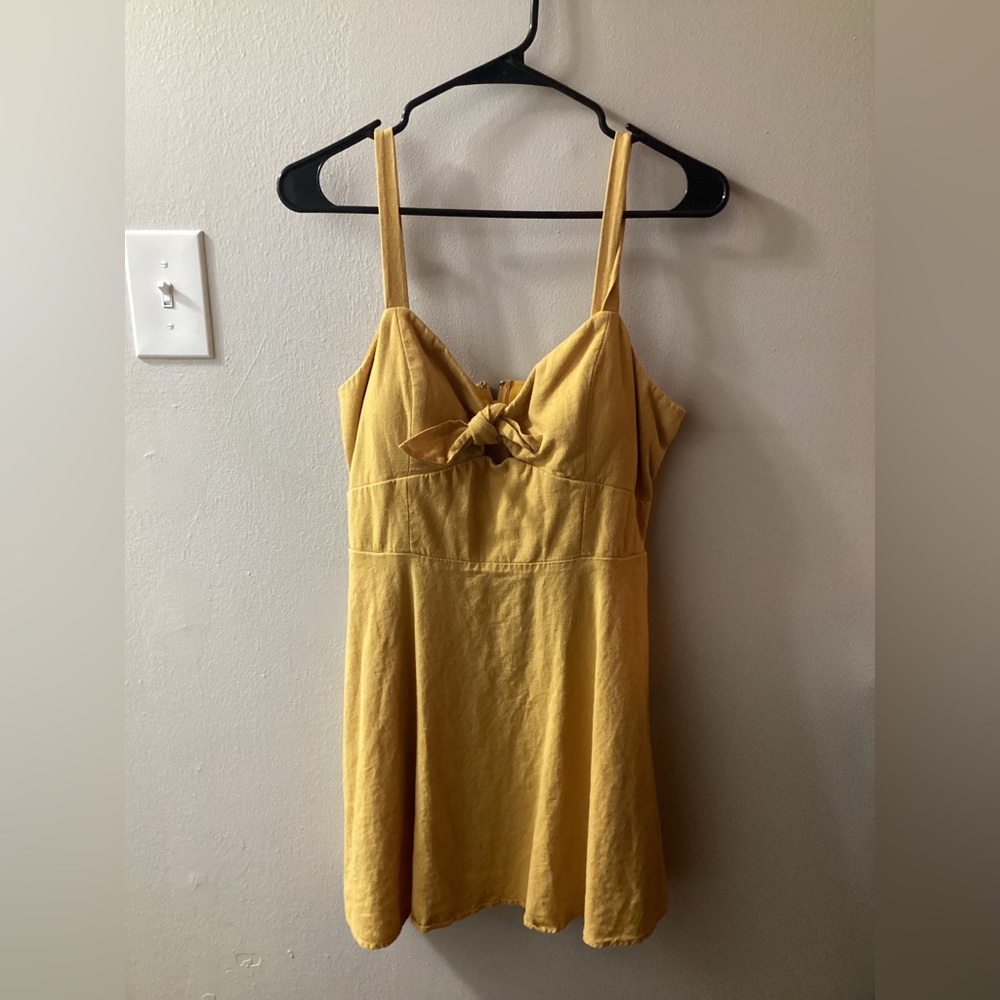 Juniors Speechless XL Yellow Sundress with Bow Detail and Pockets Tote11